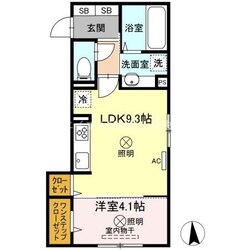 D-ROOM大元駅前の物件間取画像